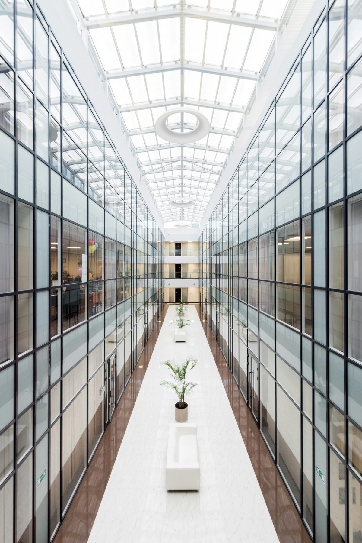 Marble office lobby